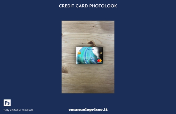 stile verificato Nicaragua Banco Ficohsa modello frontale photolook mastercard d